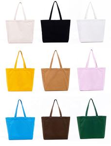 売れ筋良質環境にやさしい再利用可能なマルチカラーファッションプリティピンクショッピングバッグコットンキャンバストートバッグ - Product Image 2