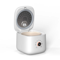 Cuisinière à riz multifonction portable 3L, cuisinière électrique intelligente à faible teneur en sucre avec cuve intérieure antiadhésive
