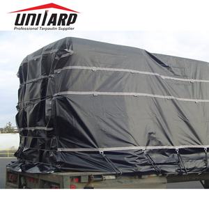 Lonas Recubiertas de PVC Negras de 610g, <span class=keywords><strong>Lona</strong></span> de PVC de 18oz, Tela Recubierta de Vinilo para Cubierta de Remolque de Camión - Product Image 6