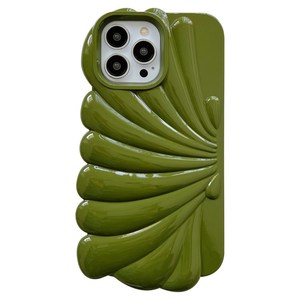 Funda trasera con forma de concha de mar para iPhone, carcasa brillante con nuevo diseño, a la moda, para iPhone 13, 14 Pro <span class=keywords><strong>Max</strong></span>, 13, 14 Pro, <span class=keywords><strong>2023</strong></span> - Product Image 3