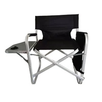Chaise de réalisateur de cinéma pliante en aluminium Leader pour événements Chaise de réalisateur courte avec table à thé et sac
