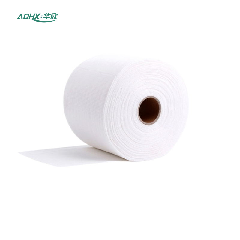 Hot Selling Bamboo Fiber Degradable Spunlace No-woven Fabric Water Absorption Rate Is Fast Baby Diaper Sanitary Napkin Material