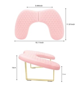 <b>U</b> Shaped Memory Foam <b>Nail</b> Hand Rest Cushion with LED Light Detachable Bracket for <b>Nail</b> Technician - Product Image 5