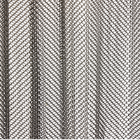 Cortina de Malla Metálica Personalizada de 6 mm, Cortina de Aluminio, Separador de Ambientes, Biombo