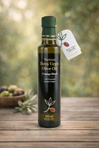 Aceite de Oliva Virgen Extra Español Premium Valdezarza 250 mL Botella de Vidrio Dorica Caja de 12 Botellas Solo para Compradores de EE. UU. - Product Image 3