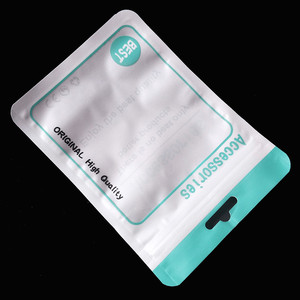 Custom OPP Plastic Self-Adhesive Poly Packing <strong>Bag</strong> <strong>Earphone</strong> Accessories Storage Zipper <strong>Bag</strong> for Usb Date Cables - Product Image 3