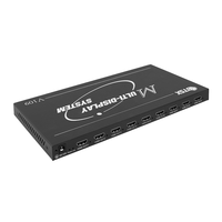 Contrôleur de système visuel immersif 4K60 à 9 sorties HDMI DP avec rotation à 180 degrés pour simulateur de vol et entraînement