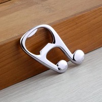 Décapsuleur manuel personnalisé en alliage de zinc nickelé, écologique, en forme de note de musique, petit pendentif clé créatif et mignon