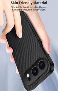 Étui magnétique en cuir texturé en fibre de carbone pour Honor Play 10 X5C X60, coque de protection intégrale compatible avec Honor Magic 7 Pro - Product Image 4