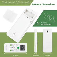 Control Remoto Universal Digital Inteligente YOD Personalizado KT-9018E KT-109II, Decodificador de Piezas de Aire Acondicionado para el Hogar e Industria