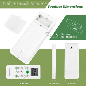 Mando a distancia de plástico Universal Digital para el hogar y aplicaciones industriales, piezas de <span class=keywords><strong>aire</strong></span> <span class=keywords><strong>acondicionado</strong></span>, 1 unidad, 1 unidad - Product Image 4