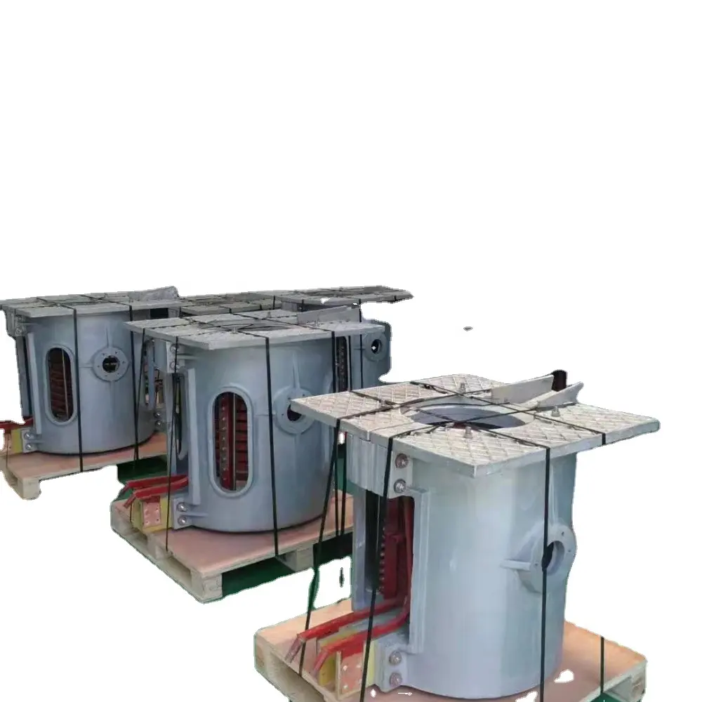 Coreless Medium Frequency Electric Induction Furnace for Melting Cast Iron Stainless Steel Scrap