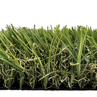 HANWEI Karpet Rumput Sintetis, Karpet Rumput 12X18 Kaki 10 Kaki Gulung 35 Kaki X 15 Kaki Hijau untuk Dekorasi