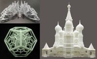 Nouveau produit professionnel en plastique SLS développement rapide de prototype modèle de construction d'impression 3D