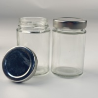 Stoples kaca MASON kualitas tinggi 60ml/120ml/220ml digunakan untuk saus, acar piring, bunga kering kinerja penyegelan tinggi