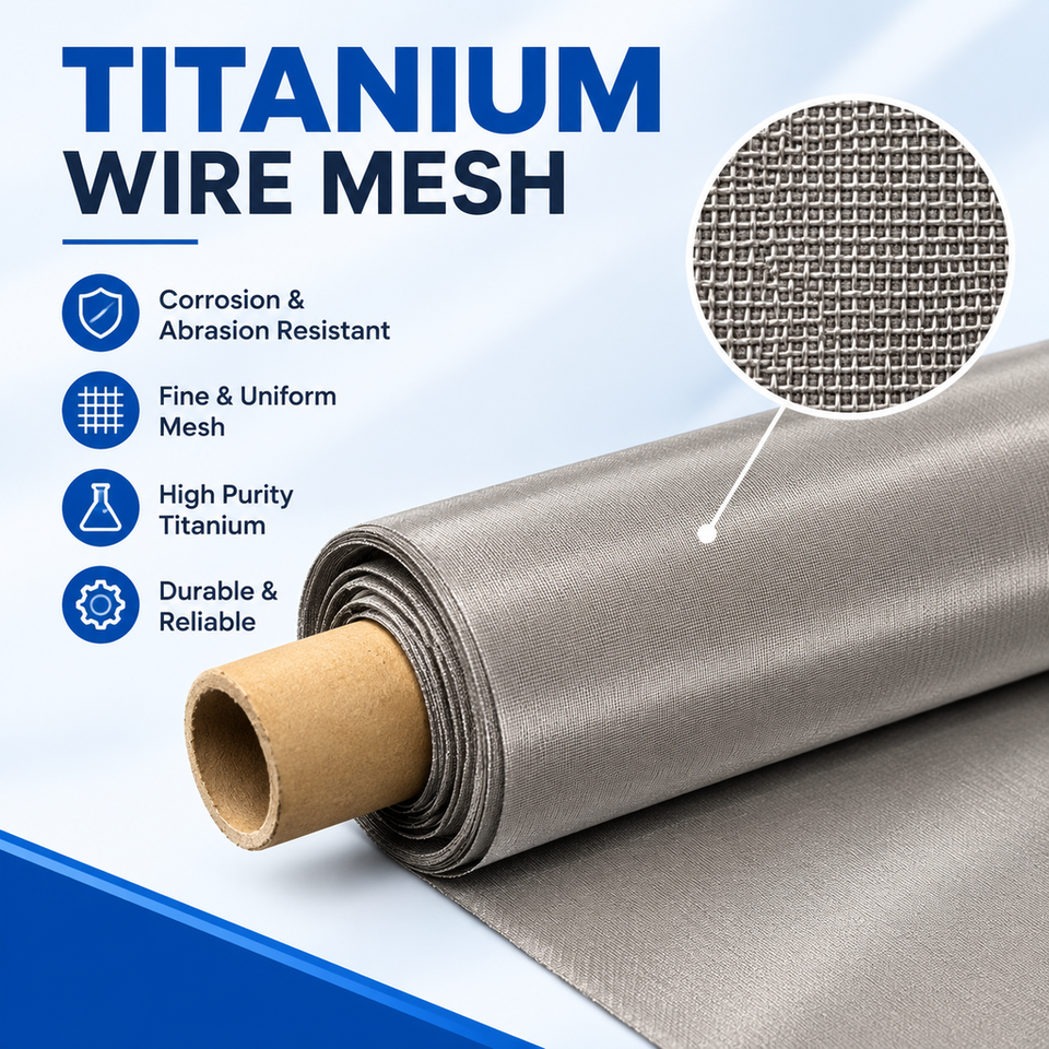 High Strength Acid Proof Titanium Woven Filter Mesh Screen for Marine ...