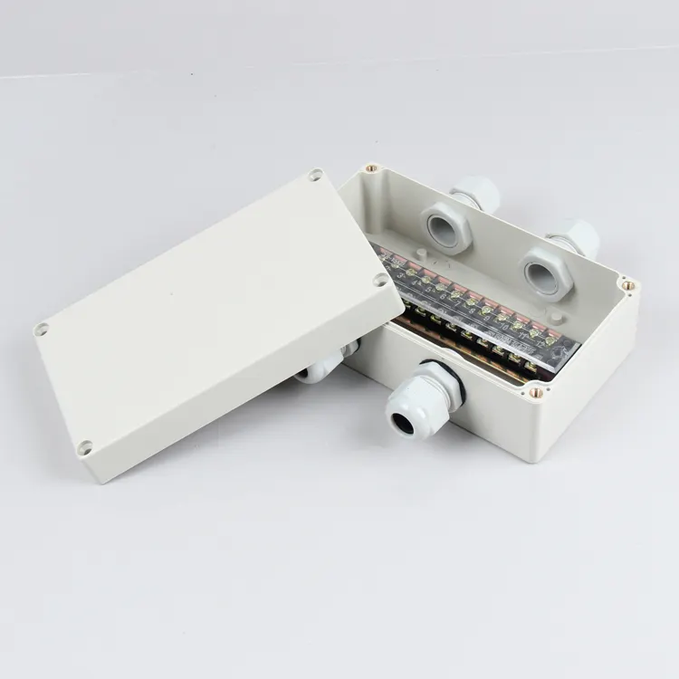 CE ROHS 사용자 정의 PW013 ABS/PC 플라스틱 방수 배터리 인클로저 IP65 전자 야외 프로젝트 PCB 정션 박스