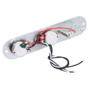 Placa de Control <span class=keywords><strong>Telecaster</strong></span> Grabada Vintage con Perillas de Abulón, Conjunto de Placa de Control Preinstalada para Guitarra Fender Tele, Piezas de Guitarra - Product Image 5