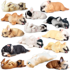 yxs Modelo de simulación cognitiva de animales para niños, perro sólido, adorno de escritorio pequeño de boutique para mascotas. - Product Image 5