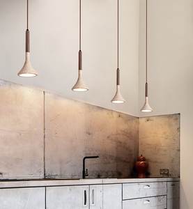 简约天然石材小吊灯美式餐厅装饰咖啡厅酒吧创意个性黄洞石灯 - Product Image 4