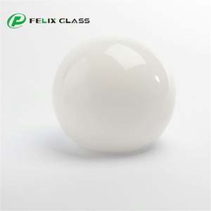 Abat-jour en verre opale blanc sur mesure pour luminaire suspendu - Product Image 4