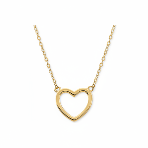 Collier pendentif cœur ouvert 17 "en or 10k | Macy's - Product Image 1