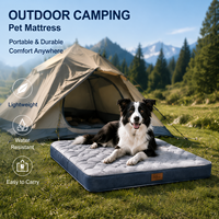 Matelas pour animaux de compagnie pour appartement, 8 cm, en coton à haute résilience, avec ressorts ensachés, pour un sommeil confortable