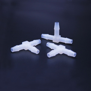 Conector en T de Plástico PTF1604D de 6.4mm de Instalación Rápida para Agua, Aire, Agua Salada, Líquidos y Gas, Blanco, Moldeado por Inyección - Product Image 3