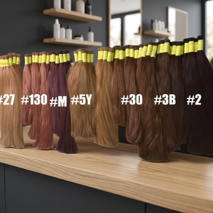 ต่อผมแท้ 100% เวียดนาม แบบเรมี่ สีตามสั่ง ปลายผมสองชั้น น้ำหนัก 100 กรัม/แพ็ค ผมดิบจากเอเชีย ของ Asianslavichair - Product Image 3