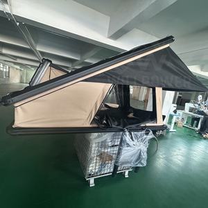 Willpower Logo personnalisé Coque rigide en alliage d'aluminium et échelle en tissu Oxford <span class=keywords><strong>pour</strong></span> <span class=keywords><strong>tente</strong></span> <span class=keywords><strong>de</strong></span> <span class=keywords><strong>toit</strong></span> <span class=keywords><strong>de</strong></span> voiture <span class=keywords><strong>4x4</strong></span> tout-terrain coupe-vent - Product Image 4