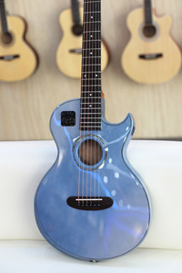 Guitarra Electroacústica Ultrafina de Madera Maciza con Efectos de Sonido Integrados, Altavoz Compacto Incorporado, Resonancia; 41 Pulgadas, Sólida - Product Image 6