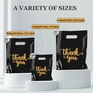Bolsas de Compras de 9 x 12 Pulgadas con Impresión en Huecograbado, Bolsas de Plástico Reutilizables para Minoristas, Bolsas de Embalaje para Zapatos con Corte Troquelado - Product Image 3