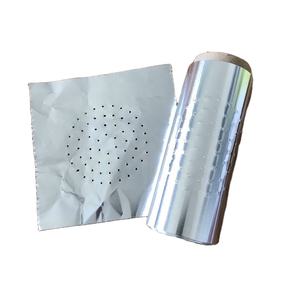 50 pièces/paquet 0.03mm Shisha feuille d'aluminium spéciale pour Shisha et narguilé papier avec trou - Product Image 1