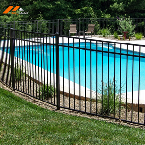 Tubular Pool Fence Panels Aluminum Self Closing <b>Safety</b> <b>Gate</b> Anti Climb Enclosure for Public and Commercial Swimming Pools - Product Image 1
