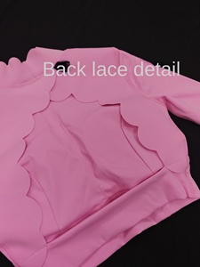 Bộ đồ thể thao Bộ yoga cổ điển hở lưng ren dài tay thoáng khí đệm ngực giảm béo Bộ đồ thể thao chạy tập thể dục - Product Image 4