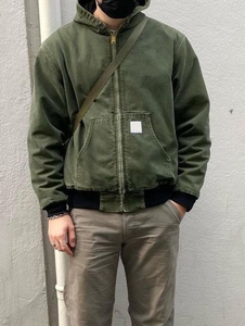 Giacca da Lavoro con Cappuccio Personalizzata, Calda in Cotone, Stile Retrò in Tela di Cotone, Giacca da Lavoro Invernale Effetto Vissuto con Logo - Product Image 5