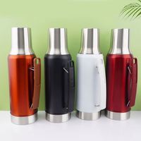 Flacon thermos Yerba Mate de 1200ml conçu pour être utilisé avec Mate Cup ou Mate Gourd Thermos isolé sous vide à double paroi pour le camping