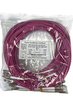 Usine Duplex MM OM4 OM3 Cordon de raccordement à fibre optique SC LC UPC OEM 1m-100m