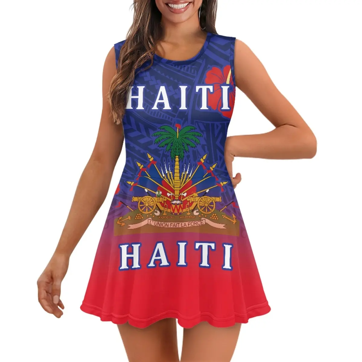 Haitian Customice Designed Dress Manufacturers Direct Sales Soft Comfortable Dress Quick Dry Breathable Cheerleading Dress