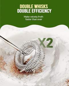 <span class=keywords><strong>Mousseur</strong></span> à lait rechargeable avec support <span class=keywords><strong>Mousseur</strong></span> électrique portable Étanche Amovible en acier inoxydable Fouet Mélangeur de boisson <span class=keywords><strong>Mousseur</strong></span> - Product Image 4