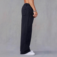 Pantalon de sport pour homme YOUNGLA X Batman, Joggers décontractés tendance américains, Pantalon de survêtement de fitness à jambe droite
