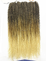 Extensions de cheveux Grace Packet, 9 pièces en un seul lot, BAXI2025-7, 320 g, boucles crépues, fibre protéinée, tissage de cheveux double trame