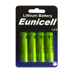 Eunicell LlithiumバッテリーUltra AA FR6 <span class=keywords><strong>L91</strong></span> 1.5V Batteries (4 Blister PACK) - Product Image 1