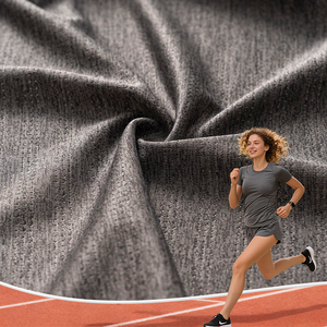 Cation Jacquard lưới vải tái tạo Polyester Spandex căng vải cho thể thao và Activewear ứng dụng - Product Image 1