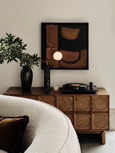 Mueble de Salón <span class=keywords><strong>Murad</strong></span>, Aparador de Almacenamiento, Roble Blanco Usado, Diseño Premium, Duradero, Estilo Vintage Francés Wabi-sabi - Product Image 2