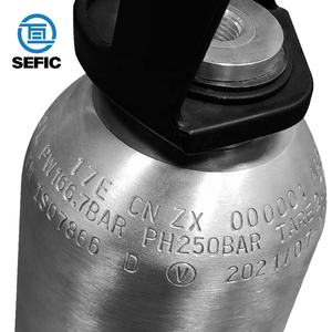 SEFIC 2L 3.4L 5.9L bouteille de Co2 sans couture réservoir de Co2 en aluminium fabricant d'aquarium vente directe personnalisée - Product Image 6