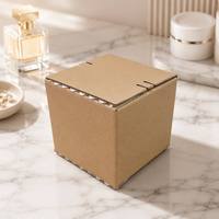 Caja de Cartón Corrugado con Tira Roja para Abrir, Impresión Personalizada, Embalaje para Regalos y Cosméticos