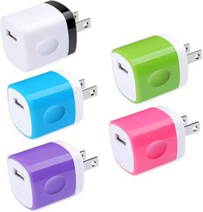 Universal Wall Charger Adapter <b>5v</b>/<b>1a</b> Travel Charger Adapter Portable <b>Usb</b> Phone Charger Block - Product Image 1