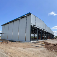 Structure en acier Q355B pour entrepôt, poutre en H à haute capacité de charge, bâtiment industriel certifié CE, fabrication sur mesure