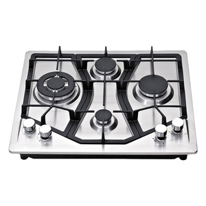 Cocina de Gas comercial de 60cm con 4 quemadores Encimera integrada del fabricante para Cocina Casera para RV Uso al aire libre Energía solar alimentada - Product Image 6